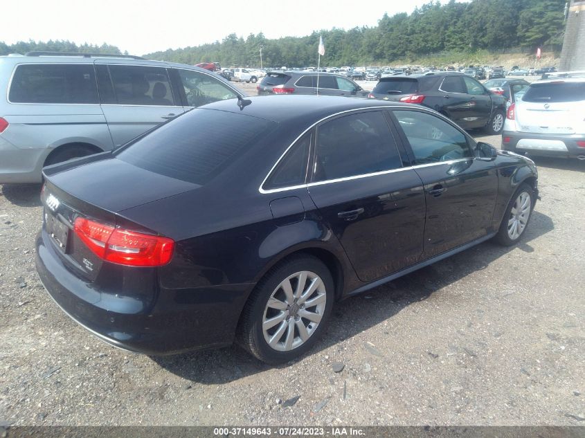 2014 AUDI A4 PREMIUM PLUS - WAUFFAFL3EA075936