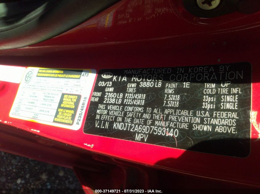 2013 KIA SOUL ! - KNDJT2A69D7593140