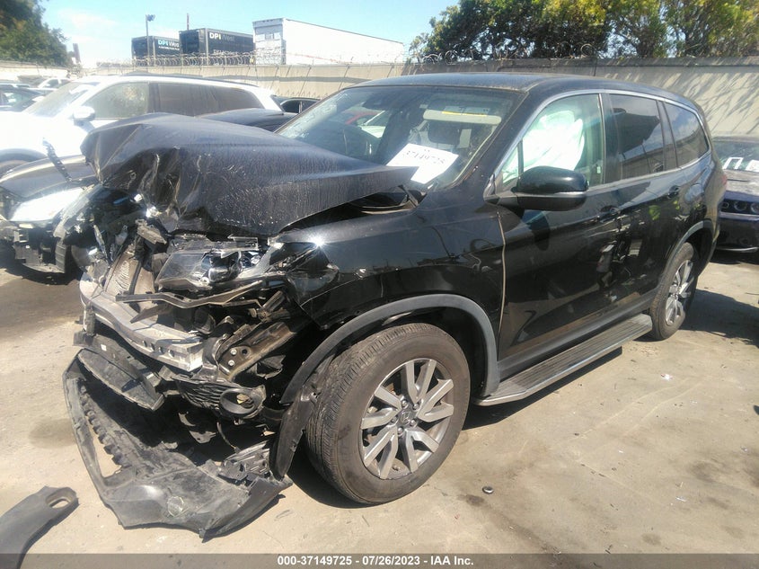 VIN 5FNYF5H33KB031292 2019 HONDA PILOT EX