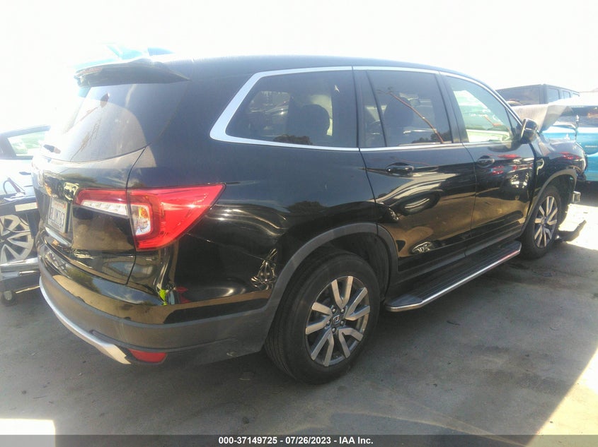 VIN 5FNYF5H33KB031292 2019 HONDA PILOT EX