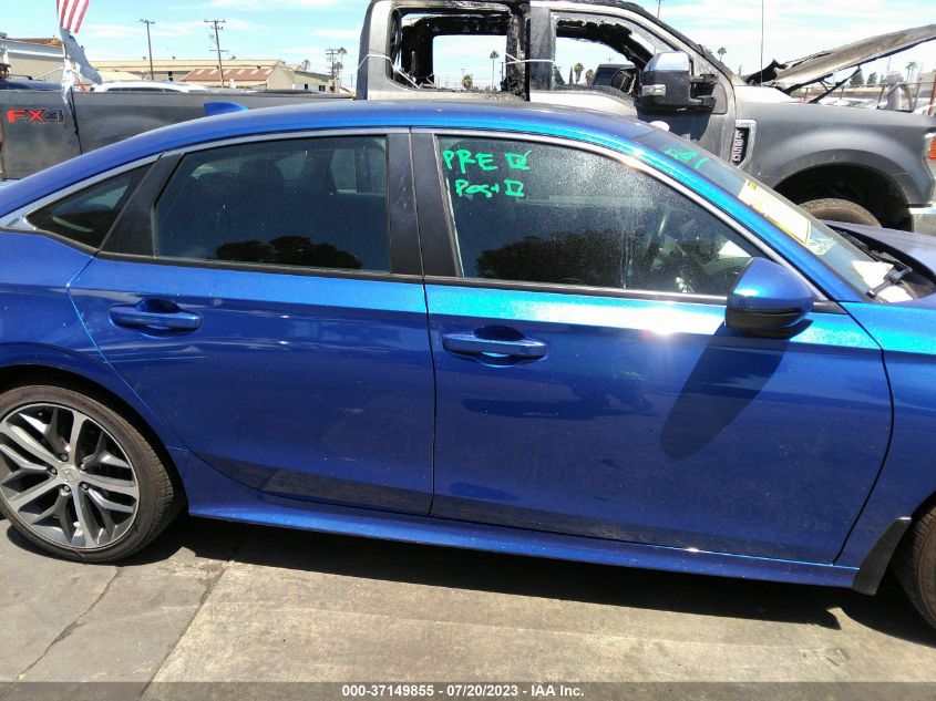 2022 HONDA CIVIC SEDAN TOURING - 2HGFE1F98NH305645