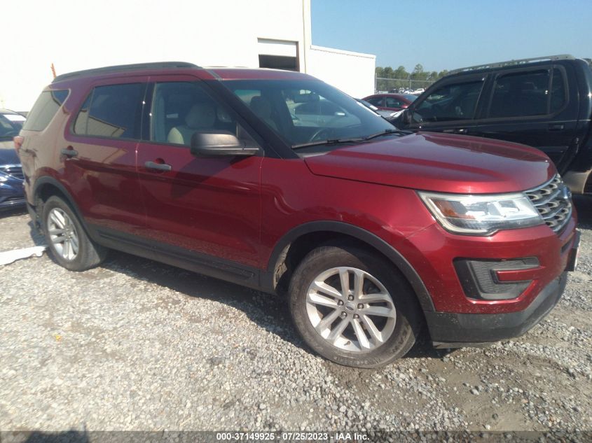 2016 FORD EXPLORER BASE - 1FM5K7B87GGA74539