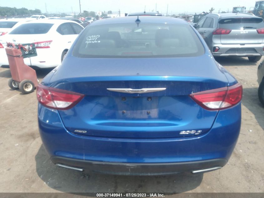 2016 CHRYSLER 200 S - 1C3CCCDG2GN126164