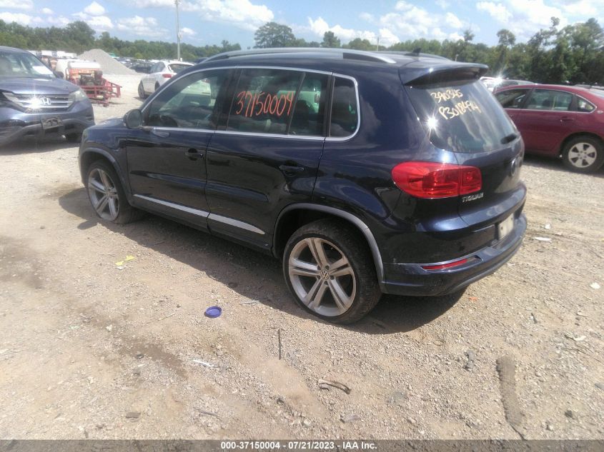 2016 VOLKSWAGEN TIGUAN R-LINE - WVGAV7AX5GW044945