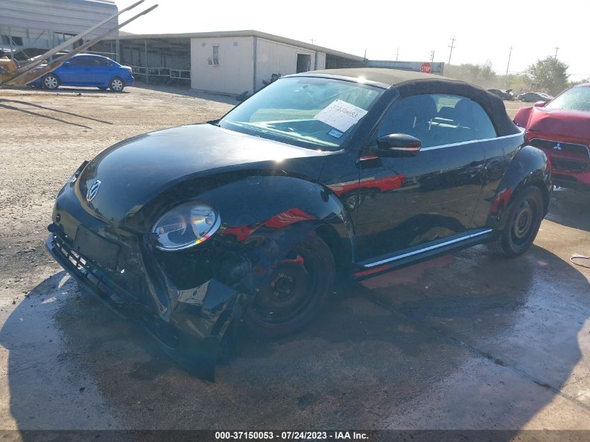 2013 VOLKSWAGEN BEETLE CONVERTIBLE 2.5L 3VW5X7AT0DM811865