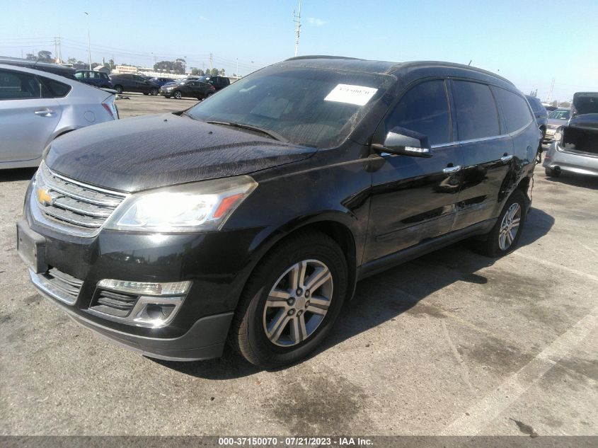 2015 CHEVROLET TRAVERSE LT - 1GNKRHKD2FJ220540
