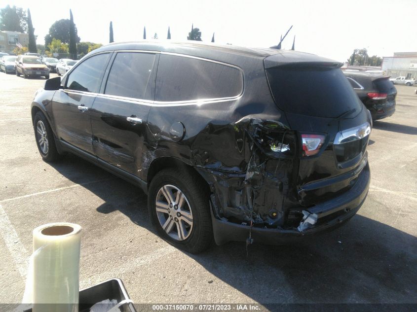 2015 CHEVROLET TRAVERSE LT - 1GNKRHKD2FJ220540