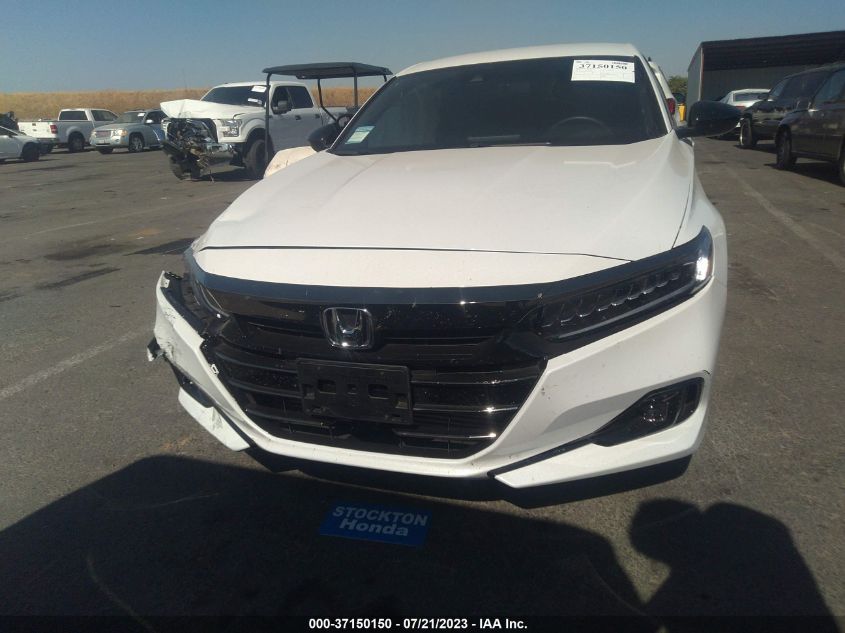 2022 HONDA ACCORD SEDAN SPORT - 1HGCV1F36NA119485