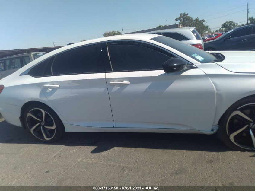 2022 HONDA ACCORD SEDAN SPORT - 1HGCV1F36NA119485