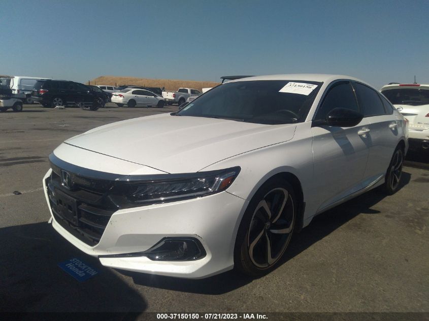 2022 HONDA ACCORD SEDAN SPORT - 1HGCV1F36NA119485