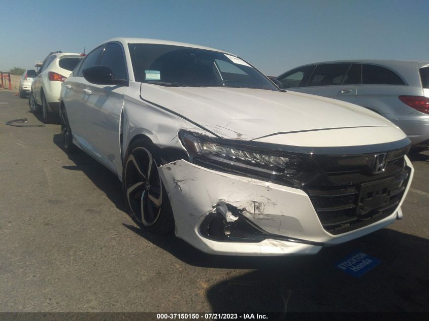 2022 HONDA ACCORD SEDAN SPORT - 1HGCV1F36NA119485