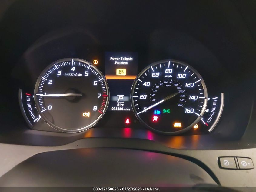 2017 ACURA MDX - 5FRYD4H36HB009746