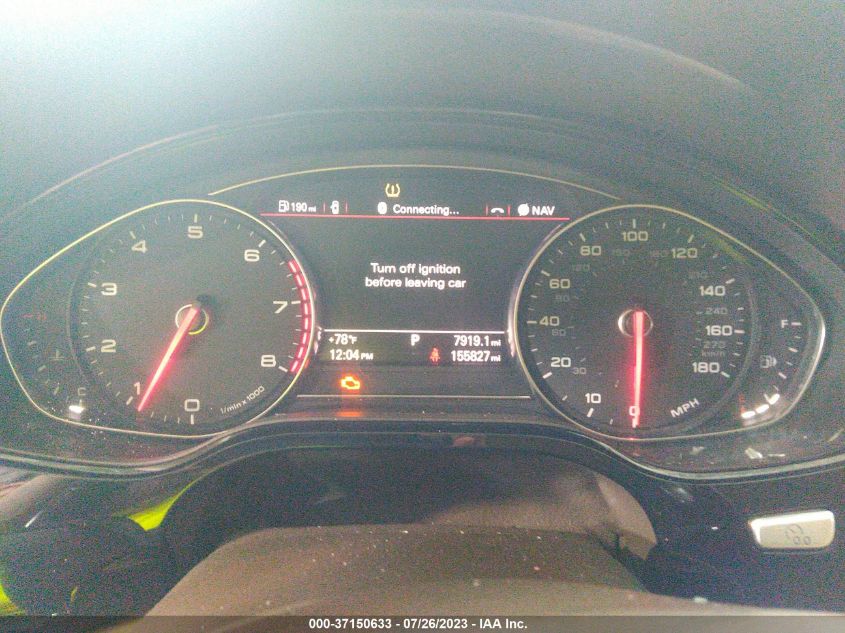 2013 AUDI A8 L 3.0L WAURGAFD5DN002674