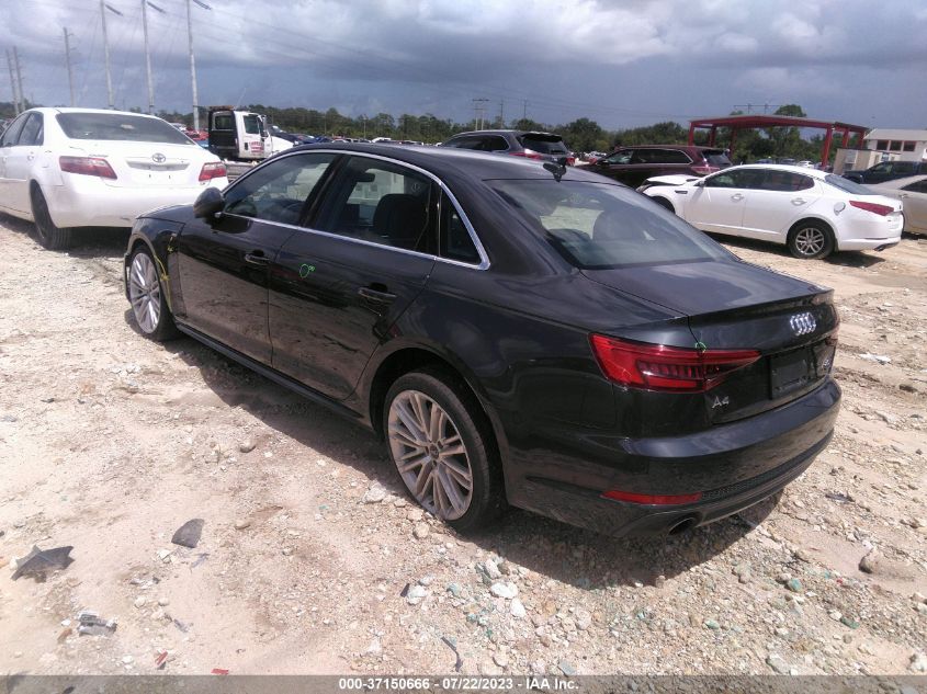 2017 AUDI A4 PREMIUM PLUS - WAUENAF47HN044676