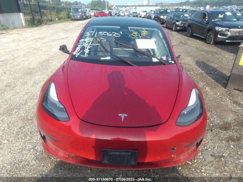 2022 TESLA MODEL 3 LONG RANGE - 5YJ3E1EB4NF186911