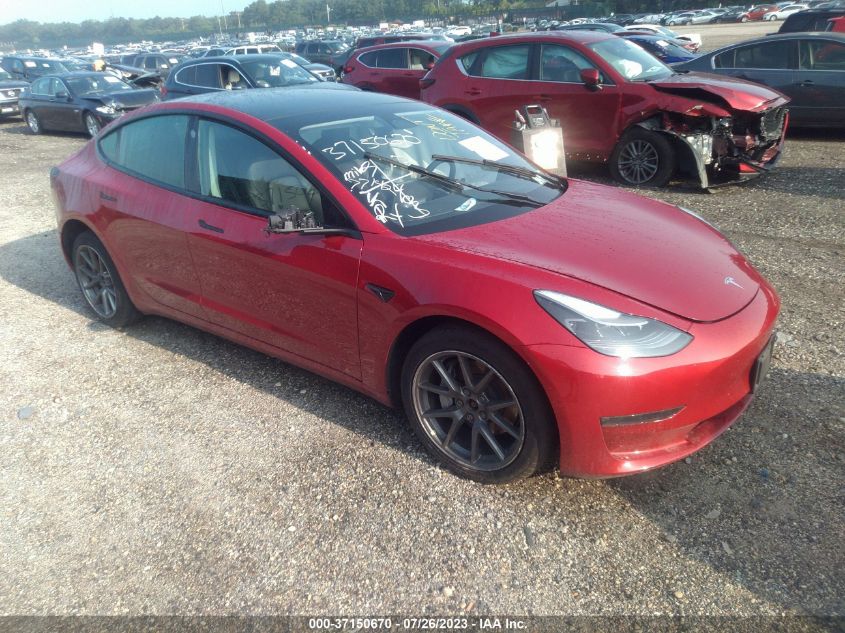 2022 TESLA MODEL 3 LONG RANGE - 5YJ3E1EB4NF186911