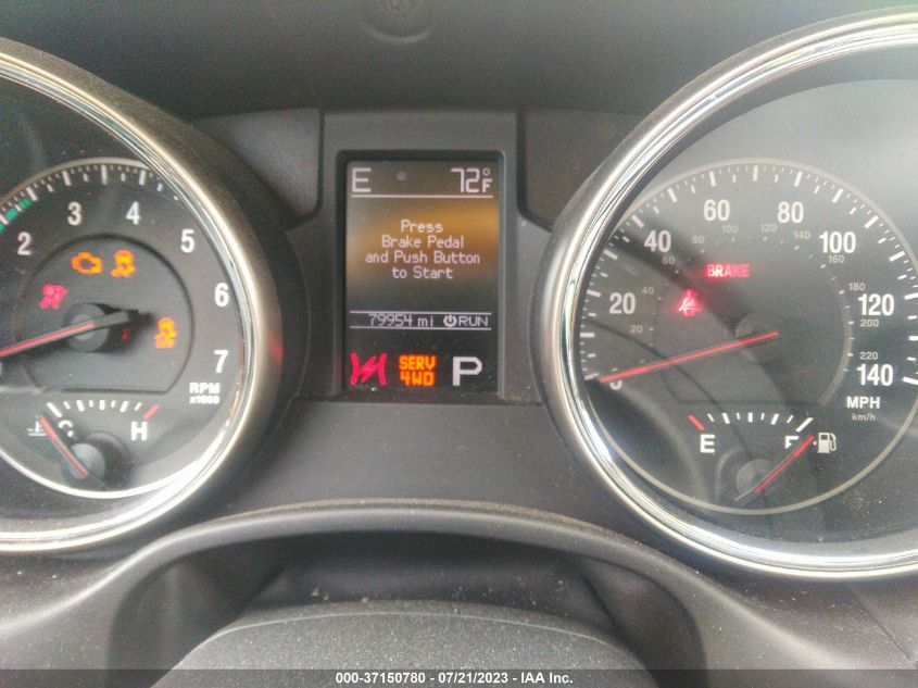 2013 JEEP GRAND CHEROKEE OVERLAND - 1C4RJFCT7DC524859