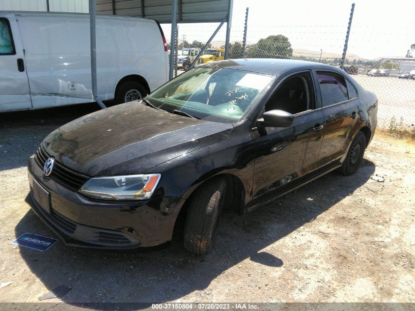 2014 VOLKSWAGEN JETTA SEDAN S - 3VW2K7AJ2EM395495