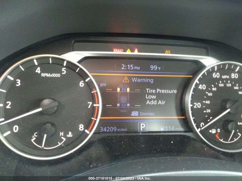 2022 NISSAN ALTIMA 2.5 SV - 1N4BL4DV1NN332476