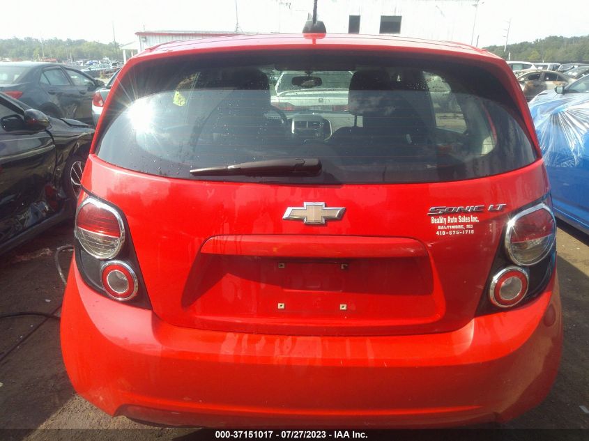 2015 CHEVROLET SONIC LT - 1G1JC6SH1F4193920