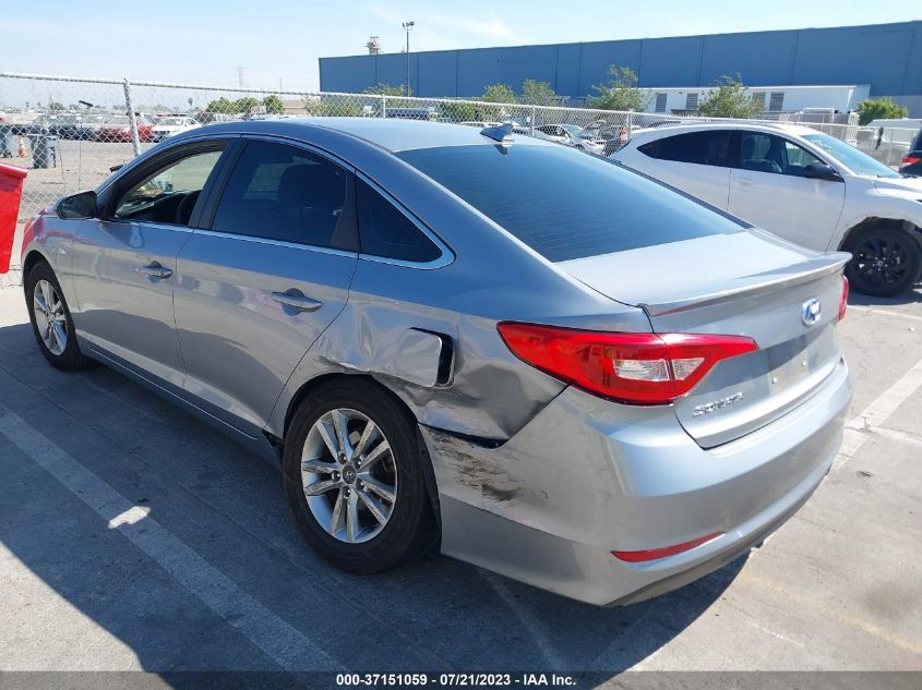 2017 HYUNDAI SONATA 2.4L - 5NPE24AF6HH515528