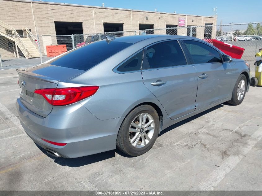 2017 HYUNDAI SONATA 2.4L - 5NPE24AF6HH515528