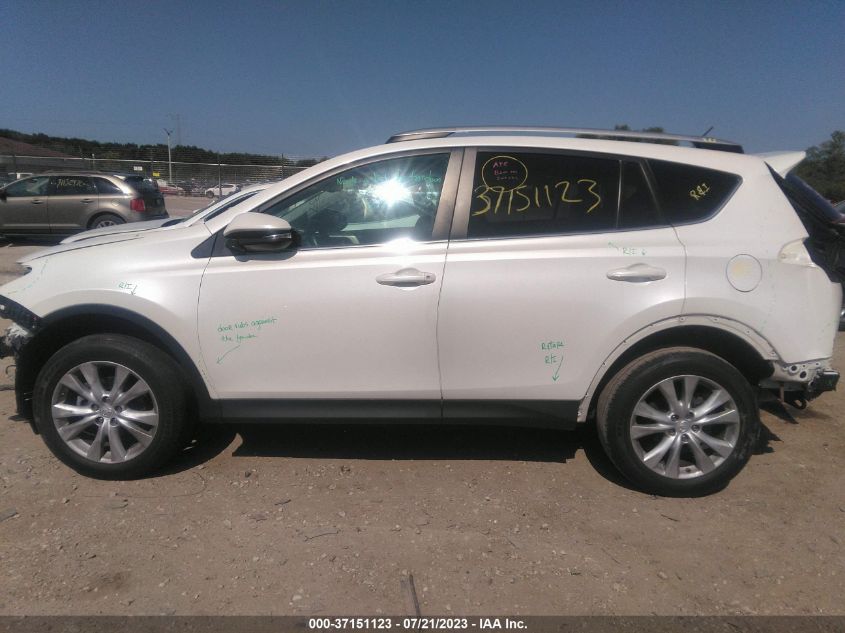 2014 TOYOTA RAV4 LIMITED - 2T3DFREV1EW152896