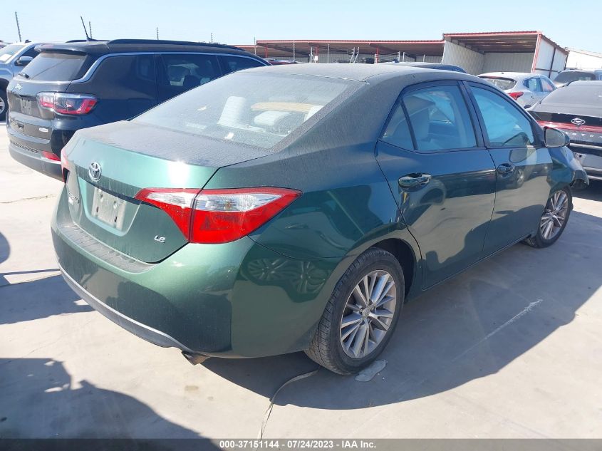 2014 TOYOTA COROLLA L/LE/S/S PLUS/LE PLUS - 2T1BURHE8EC016347