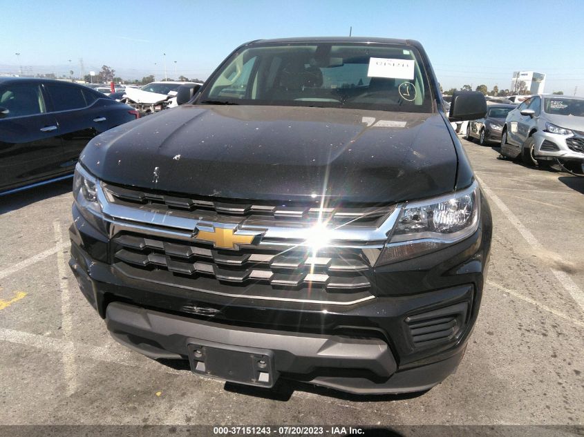 2022 CHEVROLET COLORADO 2WD WORK TRUCK - 1GCGSBEA7N1295721