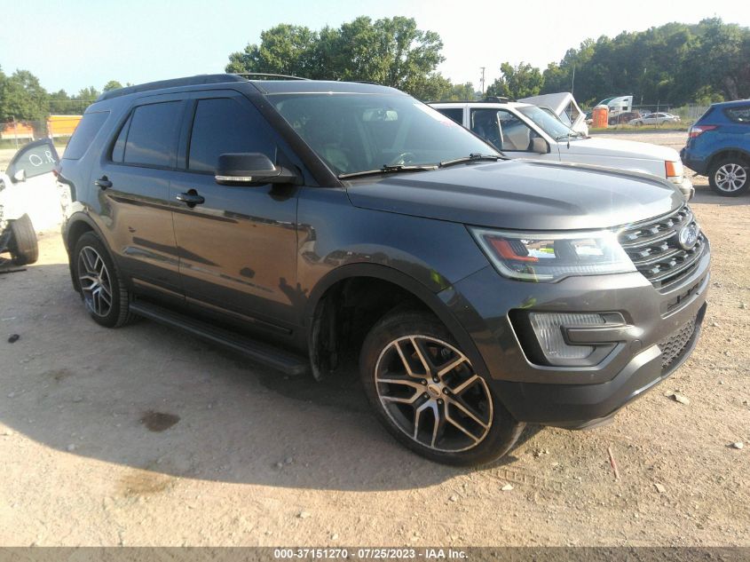 2017 FORD EXPLORER SPORT - 1FM5K8GT7HGD35155