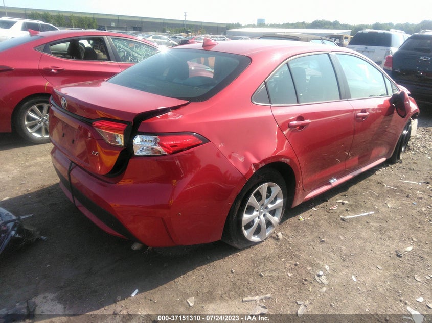 VIN 5YFEPRAE9LP126495 2020 TOYOTA COROLLA LE