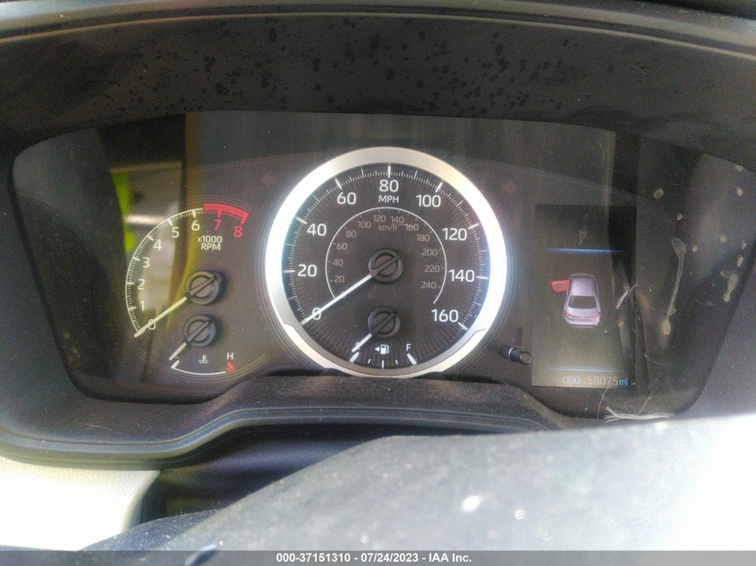 VIN 5YFEPRAE9LP126495 2020 TOYOTA COROLLA LE