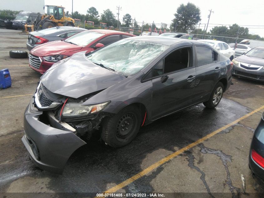 2015 HONDA CIVIC LX - 2HGFB2F54FH551248