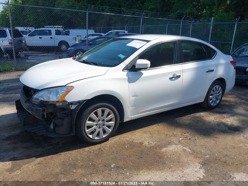 2015 NISSAN SENTRA SR/SL/S/SV/FE+ S - 3N1AB7AP1FY214418