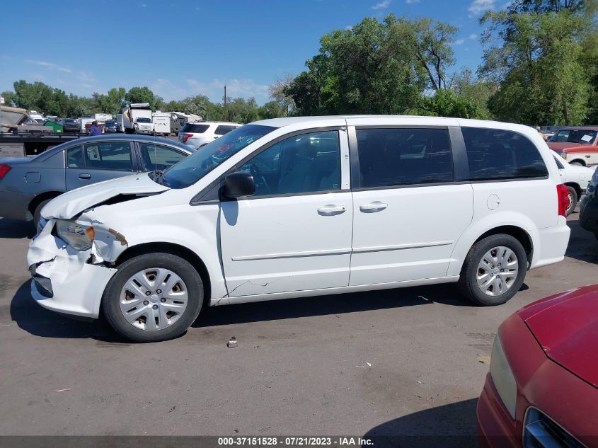 2014 DODGE GRAND CARAVAN SE - 2C4RDGBG5ER452747
