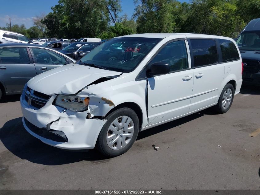 2014 DODGE GRAND CARAVAN SE - 2C4RDGBG5ER452747