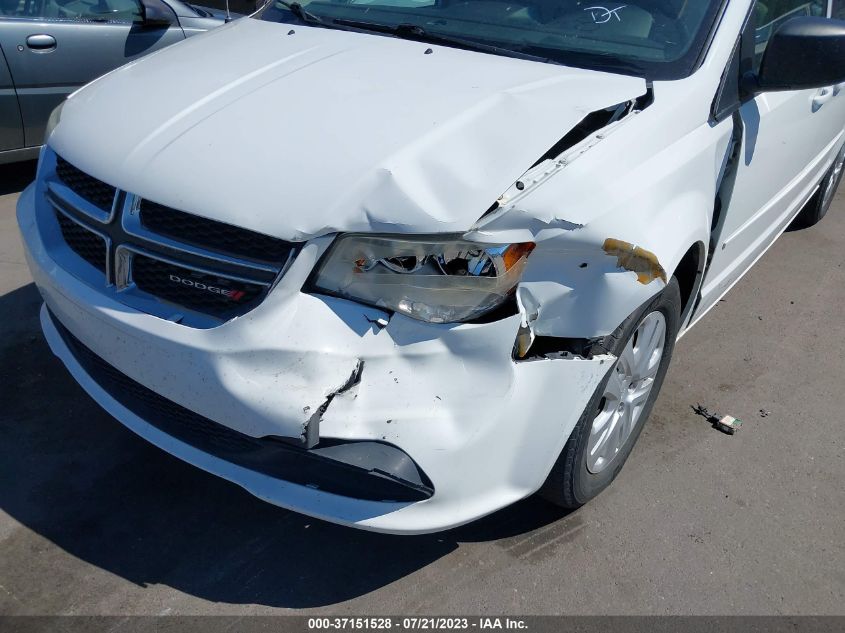 2014 DODGE GRAND CARAVAN SE - 2C4RDGBG5ER452747