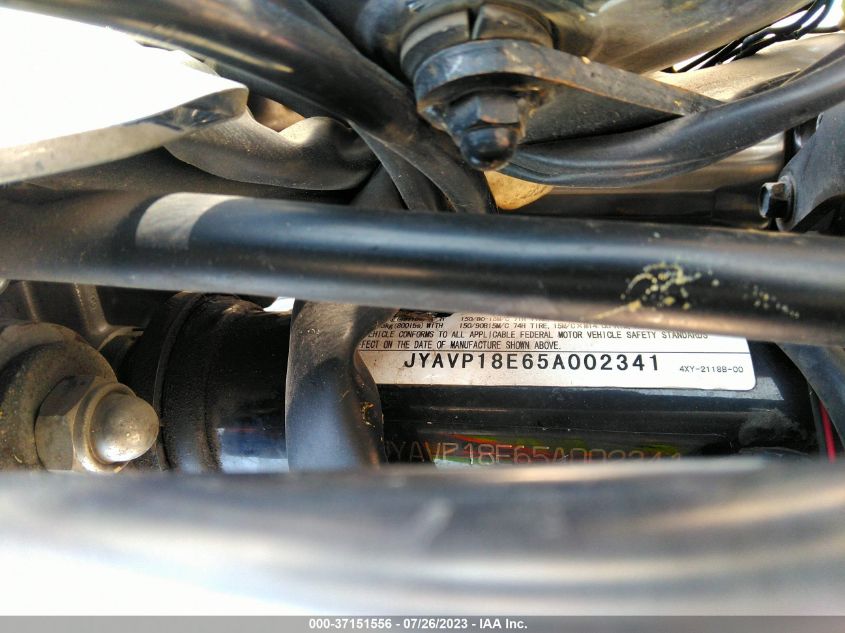 2005 YAMAHA XVZ13 CT JYAVP18E65A002341