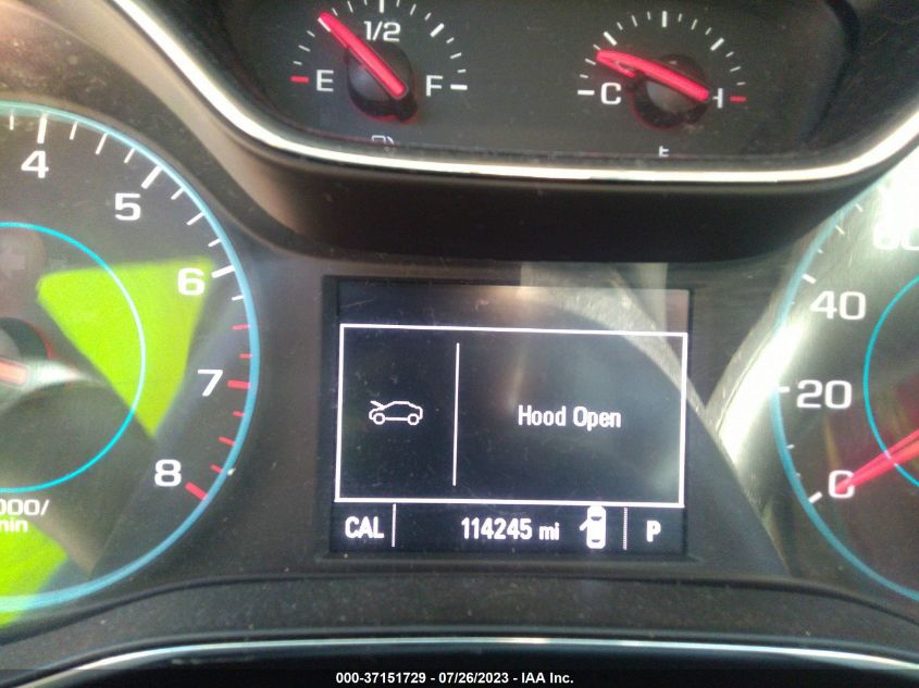 2018 CHEVROLET CRUZE LT - 1G1BE5SM0J7118431