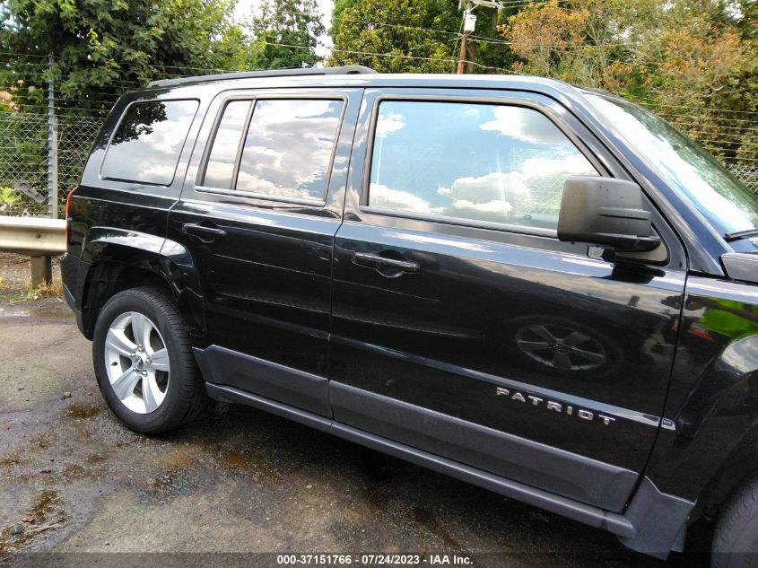 2014 JEEP PATRIOT LATITUDE - 1C4NJPFB9ED722121