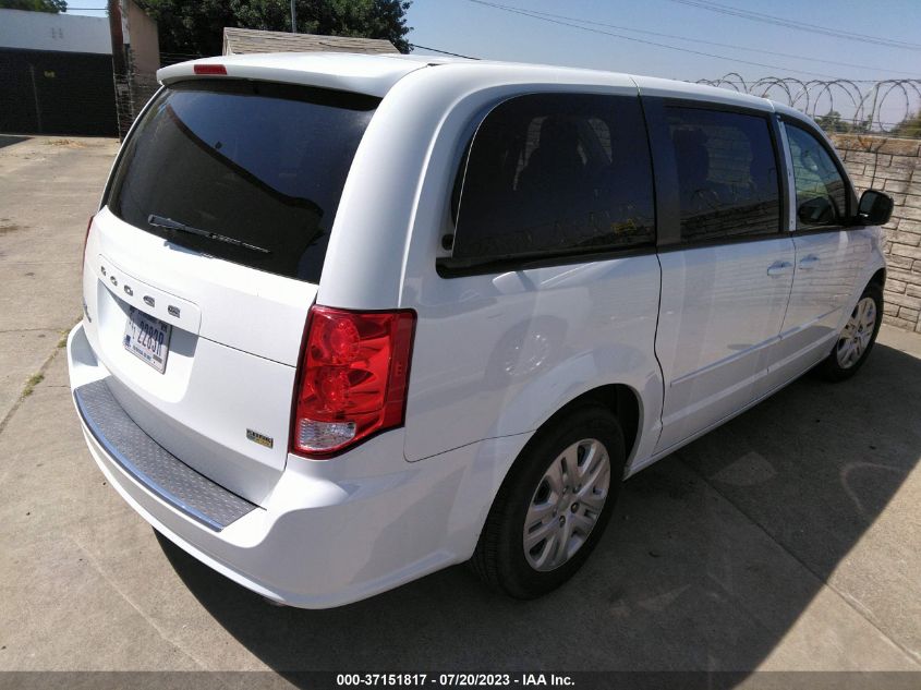 2016 DODGE GRAND CARAVAN SE - 2C4RDGBG5GR130323