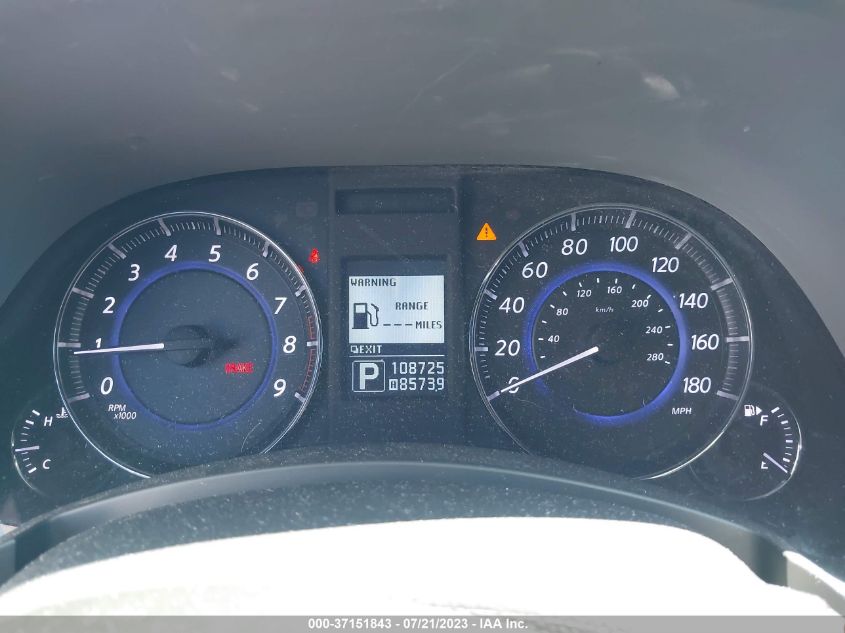 2013 INFINITI FX37 - JN8CS1MU4DM141554