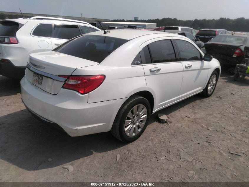 2013 CHRYSLER 200 LIMITED - 1C3CCBCG0DN507552
