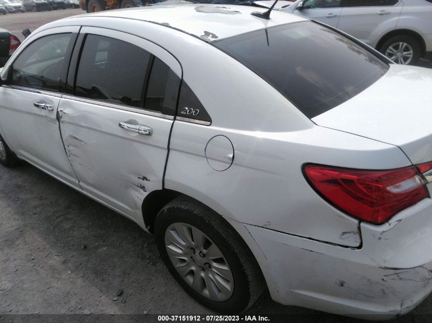 2013 CHRYSLER 200 LIMITED - 1C3CCBCG0DN507552
