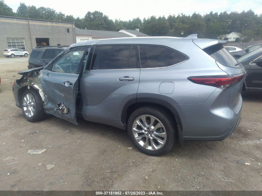 2022 TOYOTA HIGHLANDER HYBRID LIMITED - 5TDXBRCH6NS077426