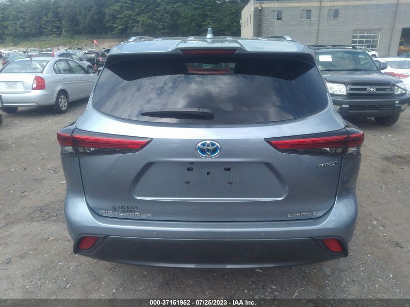 2022 TOYOTA HIGHLANDER HYBRID LIMITED - 5TDXBRCH6NS077426