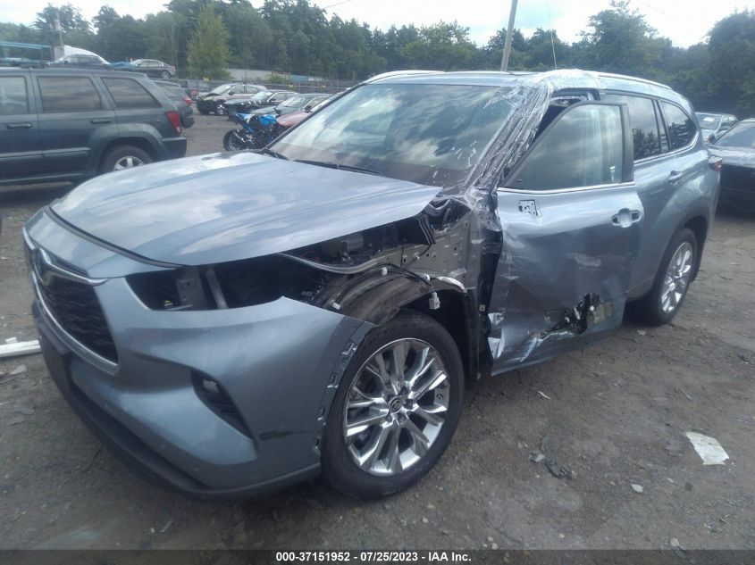 2022 TOYOTA HIGHLANDER HYBRID LIMITED - 5TDXBRCH6NS077426