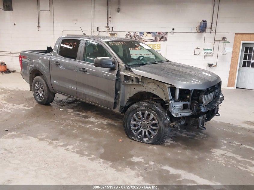 VIN 1FTER4FH9NLD01405 2022 FORD RANGER XL/XLT/LARIAT