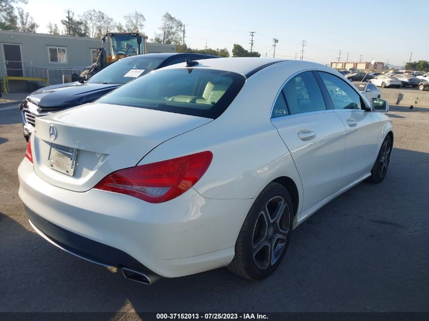 2014 MERCEDES-BENZ CLA-CLASS CLA 250 - WDDSJ4EB2EN150831