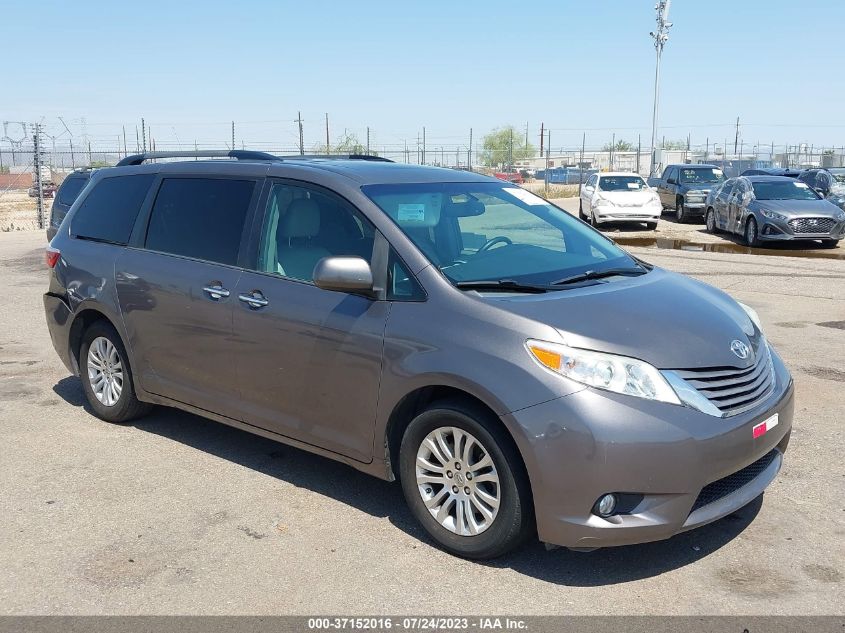 2015 TOYOTA SIENNA XLE/XLE AAS/LTD - 5TDYK3DC1FS662789